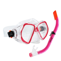 SCAUP Snorkeling Set for Kids - Recreational Diving Mask And Dry-Top Snorkel Kit, for Youth