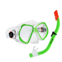 SCAUP Snorkeling Set for Kids - Recreational Diving Mask And Dry-Top Snorkel Kit, for Youth