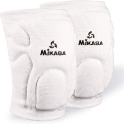 MIKASA 830 Series Antimicrobial Advanced Competition Knee Pads - Senior Size In White