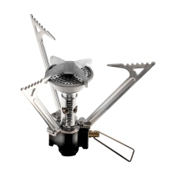 MARTIN Msi-12 Portable Backpacking Stove - Lightweight Isobutane Gas Camping Burner for Outdoor Cooking