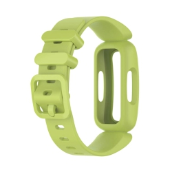 STRAPSCO Soft Silicone Rubber Watch Band Strap for Fitbit Ace 3 - Lime In Green