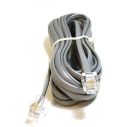 A-Z ELECTRONICS 100930Rj11 6P4C Straight Landline Telephone Cable, 14-Feet for Data
