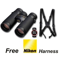 NIKON Monarch Hg 10X42 High Grade Roof Prism Binoculars + Harness. Canada Lifetime Warranty