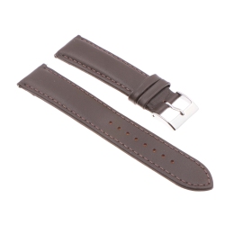 STRAPSCO Leather Strap (Short, Standard, Long) for Samsung Galaxy Watch 4 - Short - In Brown
