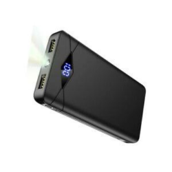 GNS 10000Mah Power Bank Led Display Portable Charger Dual 3A High-Speed USB Ports