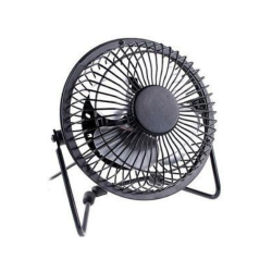 GNS Mini USB Fan PC Notebook Laptop Car Office Desk Adjustable Portable Metal Fan