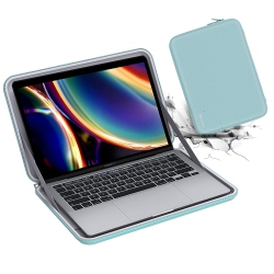 SMATREE Enhanced Hard Sleeve for 13" Macbook - Air & Pro, A2338 M1 Compatible In Blue