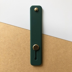 CC Topsave Rubber Phone Hand Band Holder Wristband Strap Push Pull Grip Stand Bracket Finger Ring Holder, Army In Green