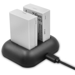 ENEGON Replacement Battery (2-Pack) And Rapid Dual Charger for Canon Lp-E8 And Canon Eos Rebel T2I, T3I, T4I, T5I, Eos 550D, 600D, 650D, 700D, Kiss