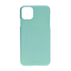 GOOSPERY Topsave Soft Feeling Jelly Silky Slim Bumper Case for Iphone 13 Mini(5.4) In Teal
