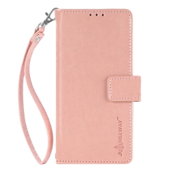 JUVENILEWAY Folio Series Style Reassurance Flip Case for Apple Iphone 12 Mini – Rose In Pink