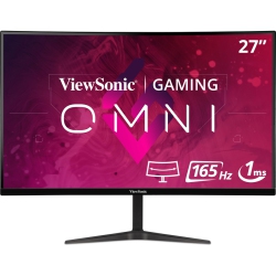 VIEWSONIC 27" Wqhd 165Hz 5Ms Gtg Curved Mva Lcd Adaptive Sync Gaming Monitor (Vx2718-2Kpc-Mhd) - In Black