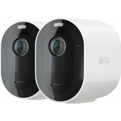 ARLO Pro 4 Wire-Free Outdoor 2K HD Security Camera - - 2 Pack - Brand New In White