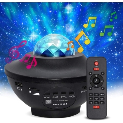ISTAR 2 In 1 Star Projector & Night Light Ocean Wave Night Light Projector \w Remote Control & Auto-Off Timer, Galaxy Projector \w Led Nebula Cloud