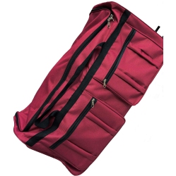 ARCHIBOLT Canada 36-Inch Wheeled Rolling Duffle Bag Cargo Outdoor Hockey Bag 36", Xl In Red