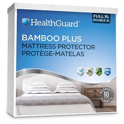 HEALTHGUARD Bamboo Plus Waterproof Mattress Protector Full Extra Long
