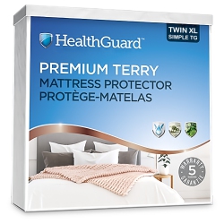 HEALTHGUARD Premium Terry Waterproof Mattress Protector Twin Extra Long