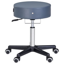 MASTER MASSAGE Glider Ergonomic Round Swivel Adjustable Rolling Hydraulic Stool Barber Dental Chair for Clinic, Tattoo, Spas, Facial, Beauty, Home