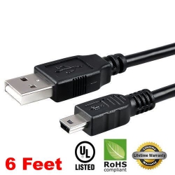 IMBAPRICE 6 Feet Replacement PC Connect Cable Cord for Samsung External DVD CD Burner Se-208Db/se-218Gn/se-208GB/se-218C