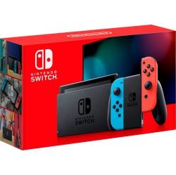 NINTENDO Switch Console - Neon Red/neon Joy-Con - Brand New In Blue