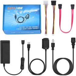 CABLESHARK USB 2.0 to Ide + SATA Adapter