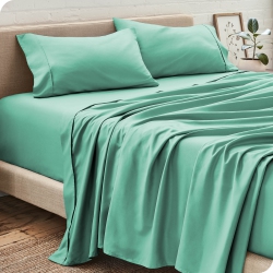 BARE HOME Sheet Set - Premium 1800 Ultra-Soft Microfiber - Double Brushed - Hypoallergenic - Wrinkle Resistant (Turquoise, King)