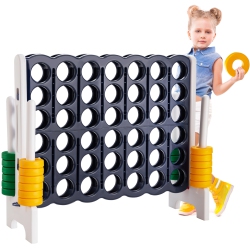 TOPBUY Jumbo 4-To-Score Giant Game Set Giant 4 In A Row Game Set
