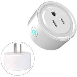NIERBO Wi-Fi Smart Plug Wifi Smart Plug 10A 2400W Mini Smart Plug Works \w Amazon Alexa, Echo, Google Home, No Hub Required, Voice Command, Time
