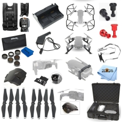 PIXEL HUB Dji Mavic Air Accessory Kit With Aluminum Case, Filter Kit, Charger, Props And More