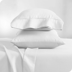 BARE HOME Premium 1800 Ultra-Soft Microfiber Pillowcase Set - Double Brushed - Hypoallergenic - Wrinkle Resistant - King In White