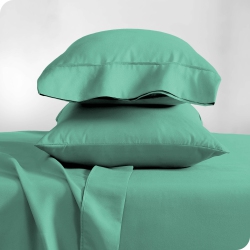 BARE HOME Premium 1800 Ultra-Soft Microfiber Pillowcase Set - Double Brushed - Hypoallergenic - Wrinkle Resistant - King In Turquoise