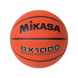 MIKASA Bx1000 Series Outdoor Rubber Basketball - Official Size 7 (29.5")