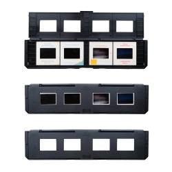 MAGNASONIC Long Tray Slide Film Holder for 35MM Compatible Film Scanners, Holds 4 Slides, Easy to Use - Set Of 3