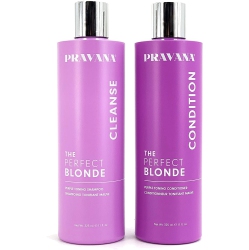 PRAVANA The Perfect Blonde Toning Shampoo & Conditioner Set In Purple
