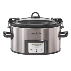 CROCK-POT Crock Pot 7 Qt Cook & Carry Programmable Easy-Clean Slow Cooker - Stainless Steel (54624914)