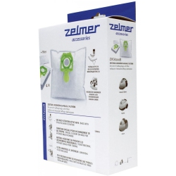 ZELMER Vacuum Bags Package Of 4 Bags + Filter