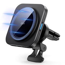 ESR Halolock Magnetic Wireless Car Charger Compatible for Iphone 13 Series [Mag-Safe Car Charger] Air Vent Mount for Iphone
