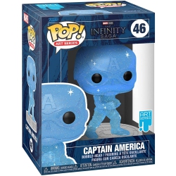 FUNKO Pop Marvel The Infinity Saga 3.75 Inch Action Figure Art Series - Captain America #46