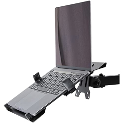 STARTECH Vesa Laptop Tray - Adjustable Monitor Arm Laptop Tray Secures Notebooks (4.5Kg / 9.9Lb) - 75X75 & 100X100 Vesa Mount