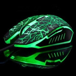 GNS USB Wired Optical Scroll Wheel Game Mouse for PC Laptop Notebook Computer