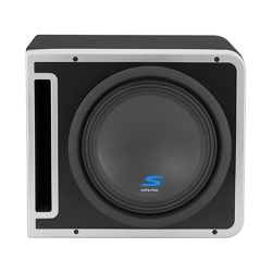 ALPINE S-Sb12V Pre-Loaded S-Series 12-Inch Subwoofer Enclosure