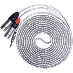 LYXPRO Y-Cable 3.5MM Trs Male to Dual Xlr Male Stereo Audio Y-Splitter Adapter Cable - 10 Feet