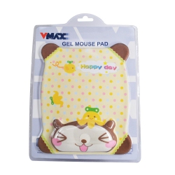V-MAX Gel Mouse Pad Made From Nylon Textile Vmp-103 In Yellow