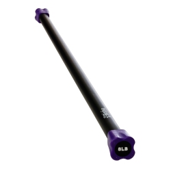 BINTIVA 8Lbs Body Bar-The Bar Is A Solid Cast Iron Bar That Is Encased In A Foam for Safety