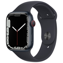 APPLE - Watch Series 7 (Gps + Cellular) 45MM Midnight Aluminum Case With Midnight Sport Band In Multicolor