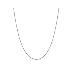 GEM AND HARMONY Sterling Box Chain Necklace 24 Inches (0.9Mm) In Silver