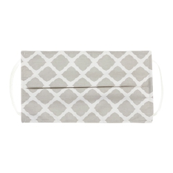 KUSHIES Washable Kids Mask - Linen Lattice