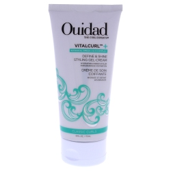 OUIDAD Vitalcurl Plus Define And Shine Styling Gel-Cream By for Unisex - 6 OZ Cream