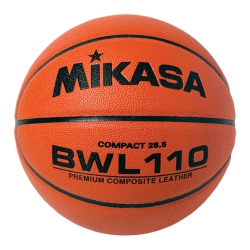 MIKASA Bwlc110 Premium Composite Basketball - Nfhs Approved Ball, Intermediate Size 6 (28.5")
