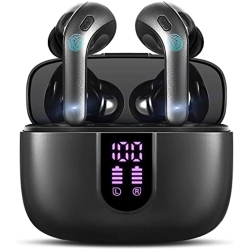 ZEBLAZE Wireless Earbuds Bluetooth Earbuds Touch Control In-Ear Stereo Audio Noise Cancelling \w Led Charging Case Waterproof Earbuds For